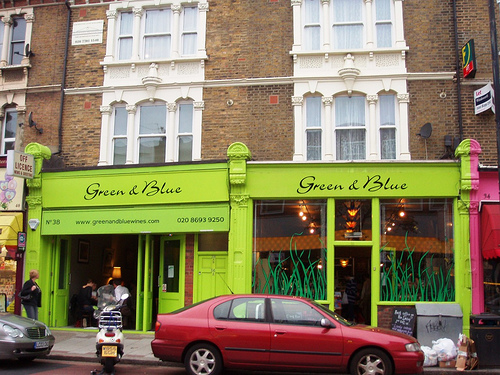 Green and Blue Wines, East Dulwich